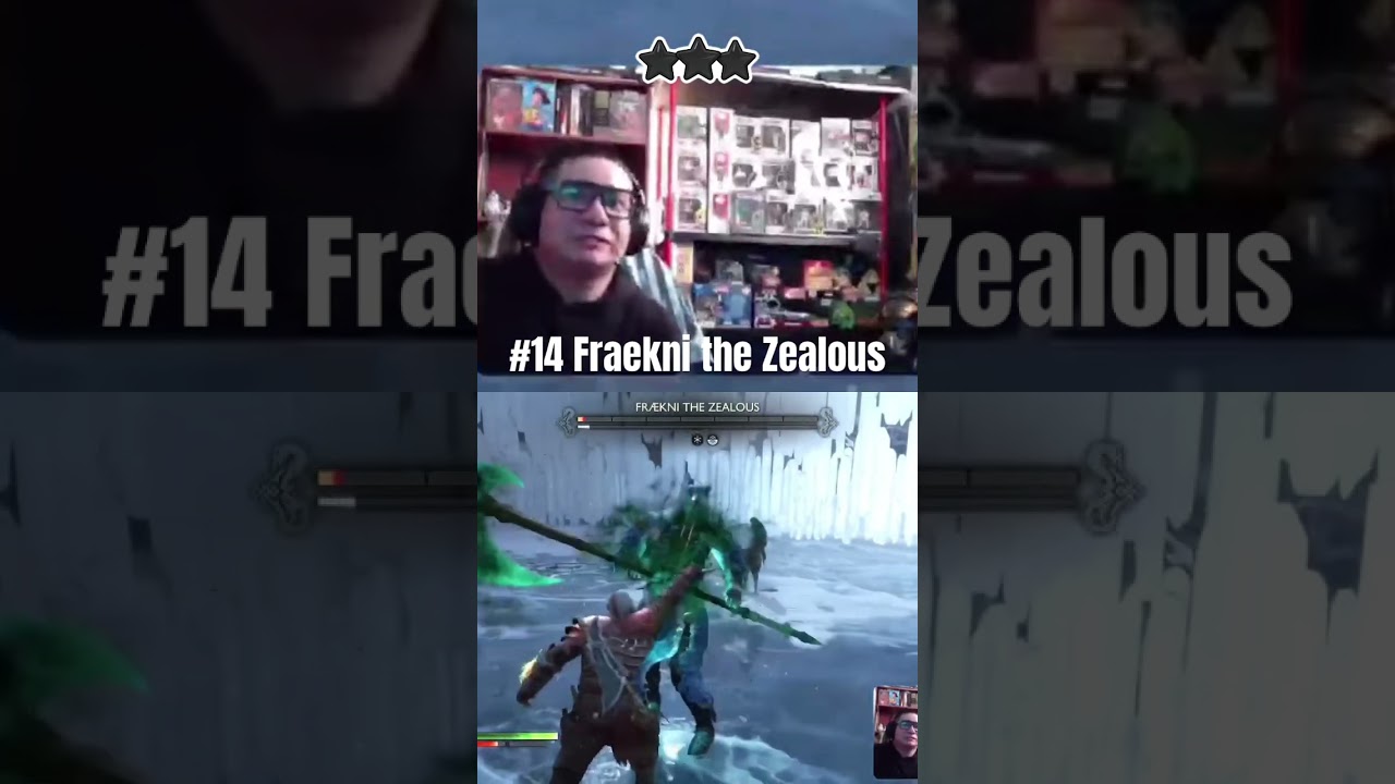 God of War Ragnorok bosses in the order I encountered them. (God of War difficulty)