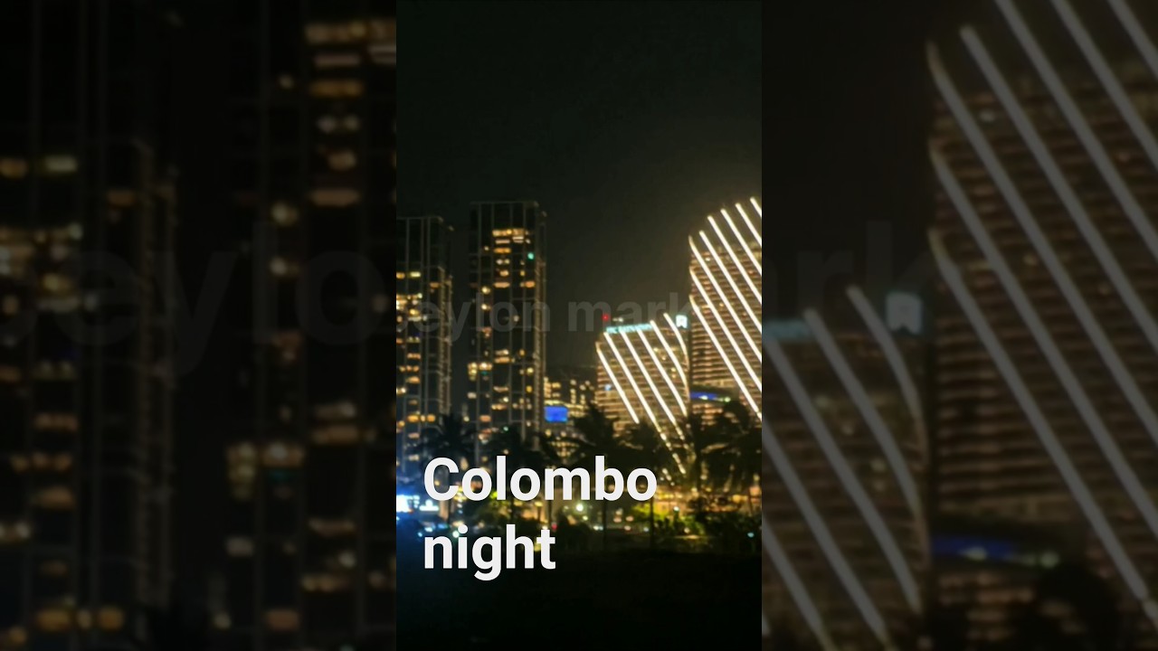 Colombo Night Drive | Sri Lanka City Lights