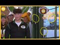 Packers fan tries to toss football into net to win 'MNF' tickets