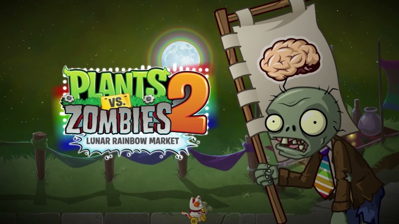Тема Лунного Радужного Рынка! - PvZ2: Reflorished x SHUTTLE x Edgest Collab OST