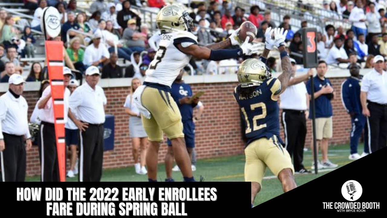 Georgia Tech Football Spring Recap: 2022 Early Enrollees - YouTube