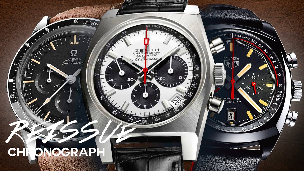 What Are The Best Reissue Chronograph Watches? (Omega, Zenith, Breitling, Heuer, Blancpain)