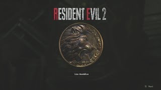 Resident Evil 2 - 2nd Run: Lion Medallion Combination (Claire) [1080p 60FPS HD]