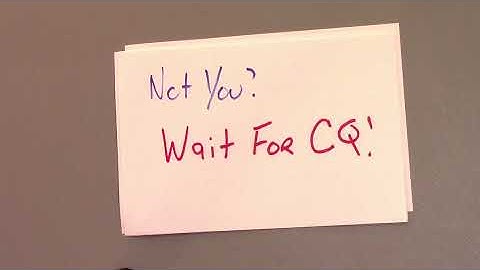 The Basics of HF Contacts [HTL-16]