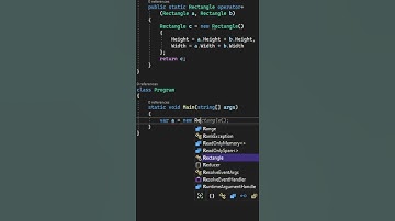 C# - Operator Overloading Tutorial #shorts