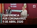 Conferencia de Prensa del Coronavirus en México - 11 de Abril 2020