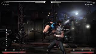 Kitana (Assassin) 3 Bar Mid-Screen Combos | MKXL | Road to MK11