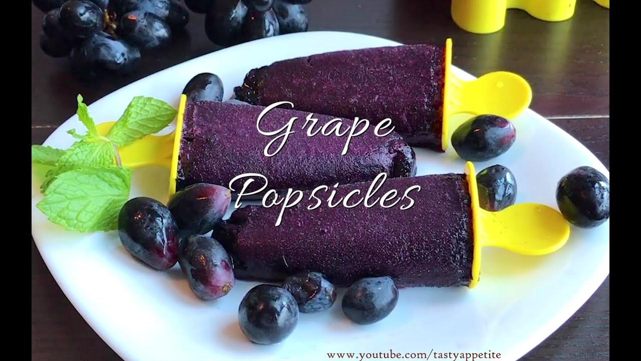 Grape Popsicles Easy Homemade Grape Popsicles Summer Special