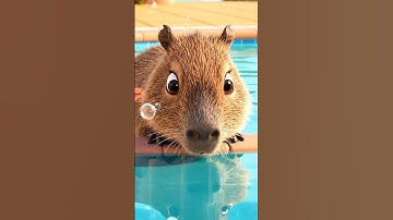 Capybara vs. Early Reflection — rhythmic loop #CuteTok #LoopIt #ASMR #Capybara