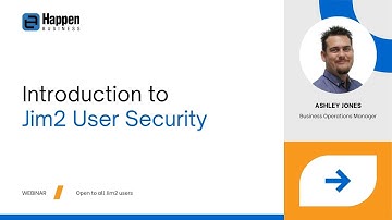 [Webinar] Introduction to Jim2 User Security