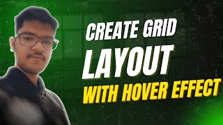 create grid image layout with hover effect 2025
