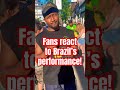 Toronto fans react to Brazil’s performance.