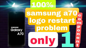 Samsung A70 restart Hang on logo💯% #problem #solution #A50.#A50S A30S.A30 M31.M30S.A20
