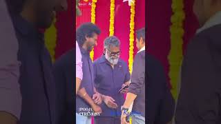 Director #LokeshKanagaraj &amp; Producer #Sukumar garu at #IdupuKayitham Pooja Ceremony | Shreyas Media