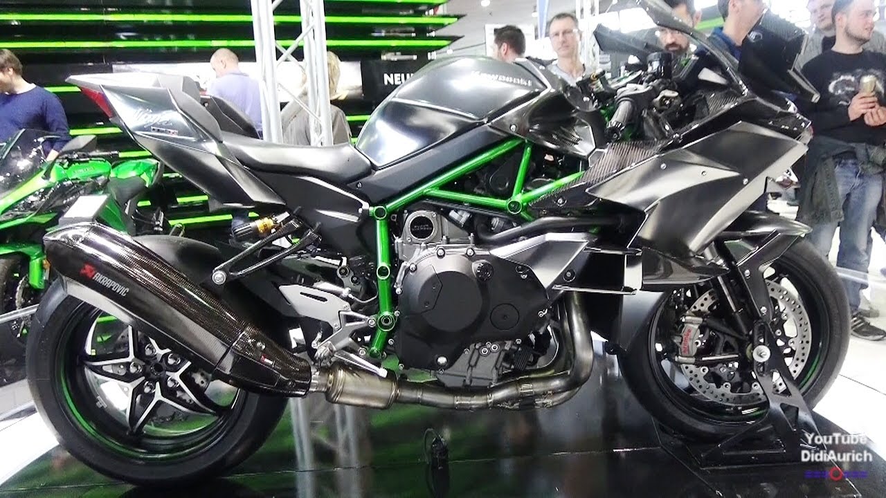 360 Grad Kawasaki Ninja H2R 326 PS Monster Superbike ...