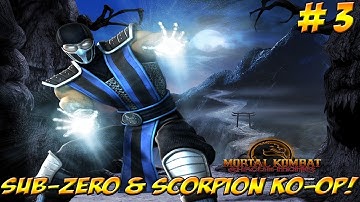 MK Shaolin Monks! Sub-Zero & Scorpion Run! Part 3 - YoVideogames