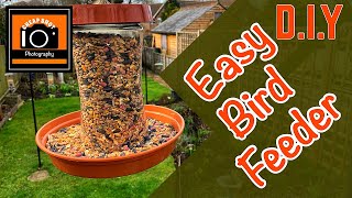 Easy D.I.Y Bird Feeder  How to Attract Birds to Your Garden