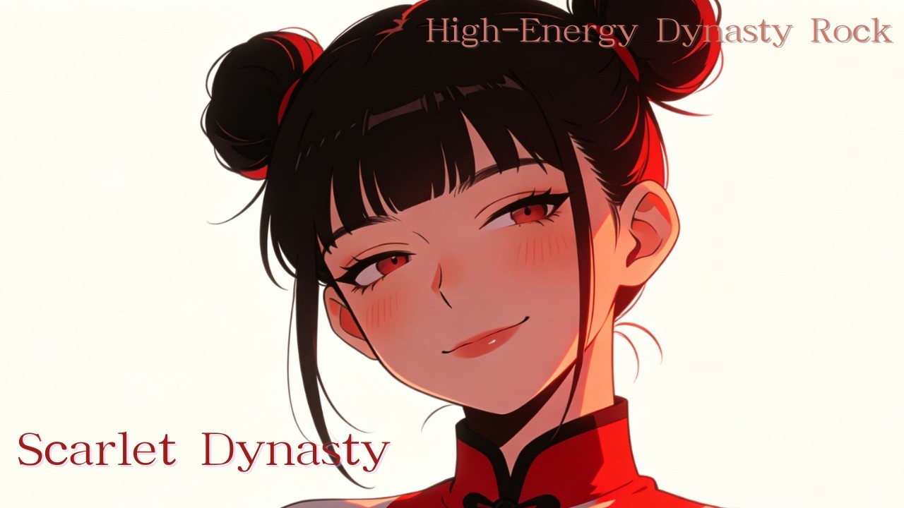 【Chinese Rock × Cute Aggressive】Scarlet Dynasty – AI Singer Debut | High-Energy Dynasty Rock