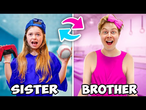 I Switched Lives With My Sister For 24 Hours!