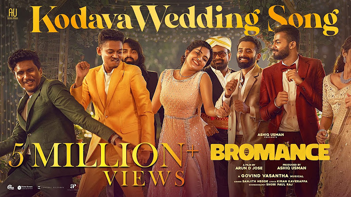 Kodava Wedding Song| Bromance |Arjun Ashokan,Mahima,Mathew Thomas |Govind Vasantha |ADJ |Ashiq Usman