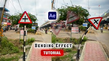 How to Make Dancing Sign Pole in After Effects Tutorial || Tower Dancing effect || CC Bend It Effect