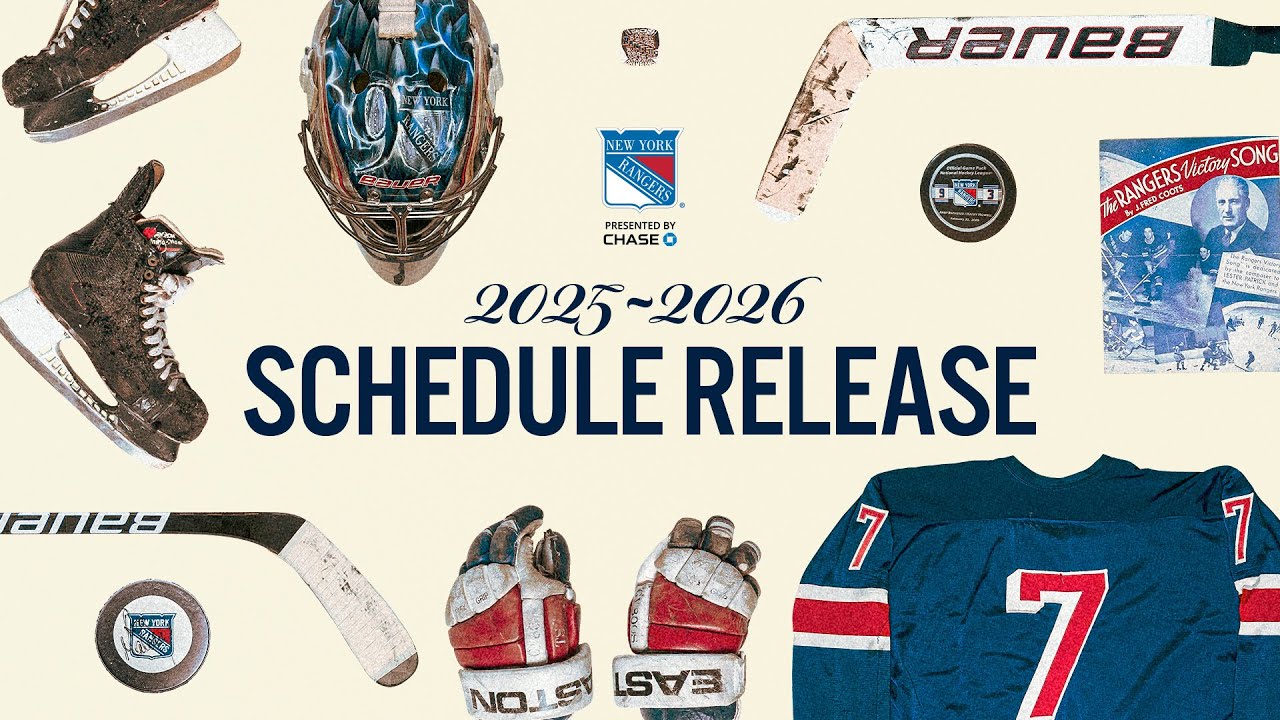 New York Rangers 2025-26 Schedule Release