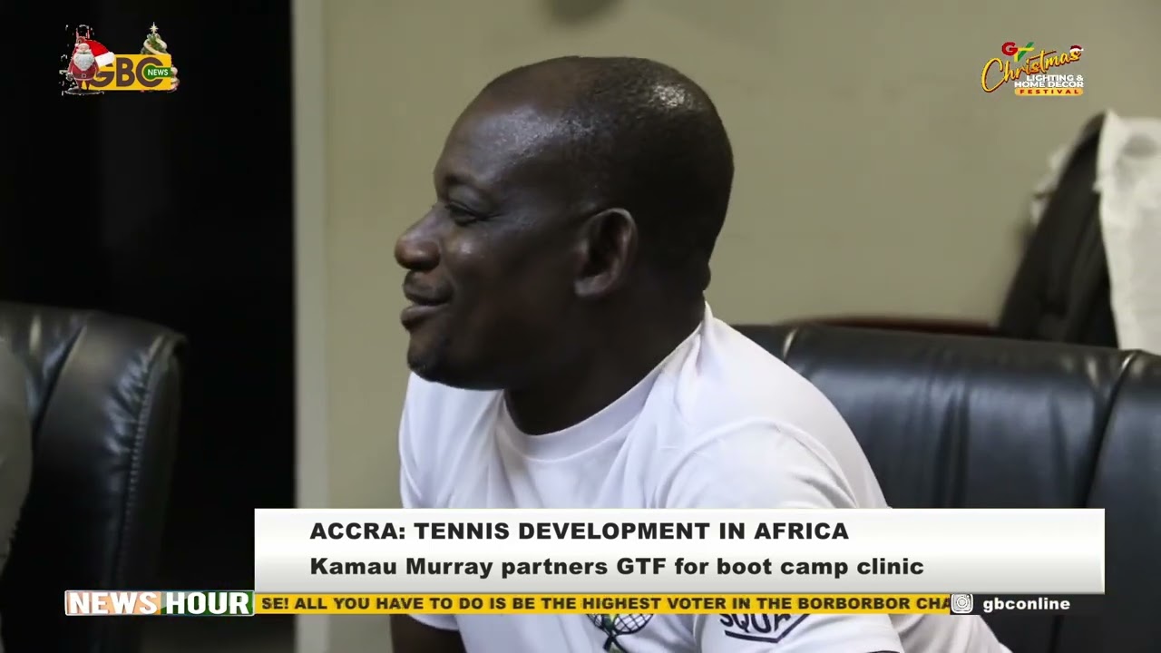 ACCRA: KAMAU MURRAY PARTNERS GTF FOR ELITE BOOTCAMP 2025 TENNIS CLINIC