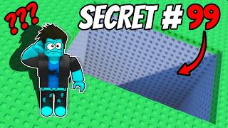 I Found 100 Secrets in a Roblox Baseplate