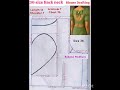 stylish Back Neck Blouse design size 36 #shorts #blousedesign #youtubeshorts #Rebeka Modhura
