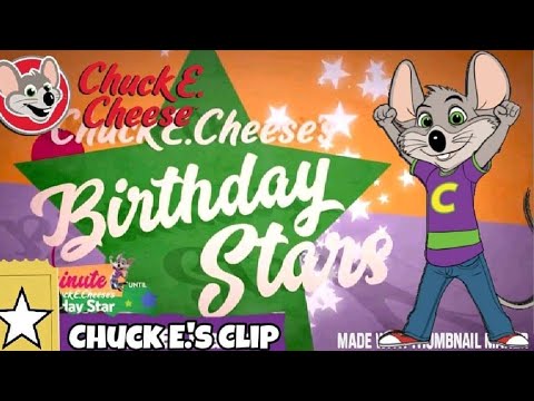 Chuck E S Clip Chuck E Cheese S Birthday Star Spectacular Rtd - chuck e cheese s in jackson tn roblox youtube