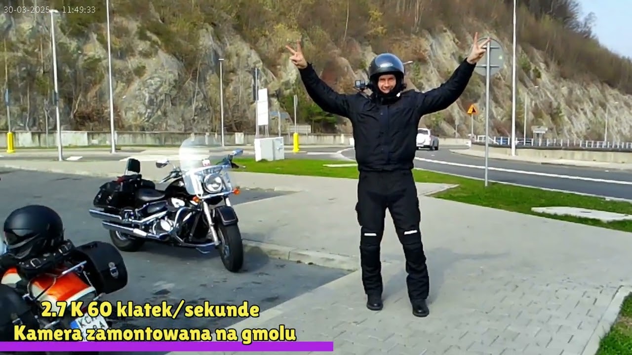 Testy Chińskiej kamery sportowej 5K i wycieczka do Międzybrodzia