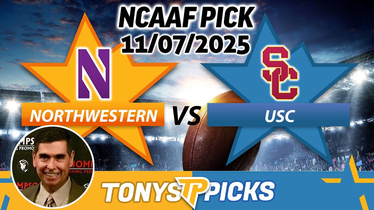 Прогноз на матч студенческого футбола Northwestern против USC 11/7/25, 11-я неделя