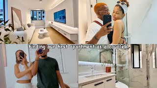 Apartment Tour :Moving into a luxury all white apartment downtown Shanghai, China as a couple