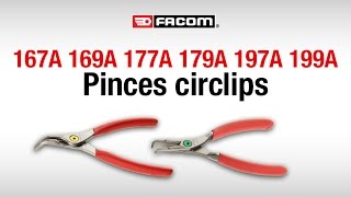 PINCE A CIRCLIPS INTERIEUR 12-25 MM COUDEE 90° FACOM