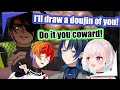 Ao kun threatens to draw a doujin of oga and gamma oga is delightedhololive holostars engsub