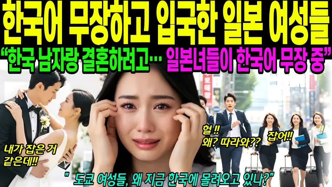 해외감동사연 한국어 배워서 몰려오는 일본 여성들, 한국 남자랑 결혼하려고… 일본녀들이 한국어 무장 중