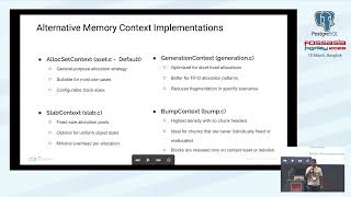 Memory Context is King: Why PostgreSQL Ditches malloc/free, Vaibhav Dalvi, #FOSSASIA Summit 2026