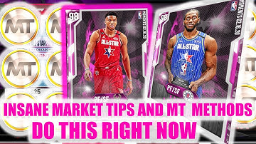 MARKET TIPS AND INSANE MT MAKING METHODS! DO THIS RIGHT NOW! | NBA 2K20 MY TEAM