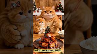 AI cat mukbang food #shorts #shortvideo