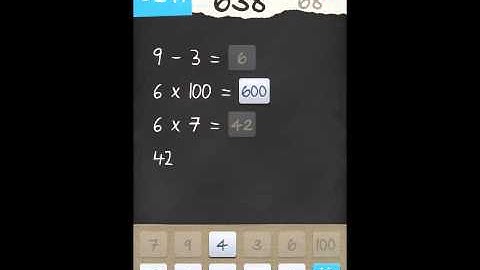 6 Numbers by Brainbow Level 68 Answer Guide
