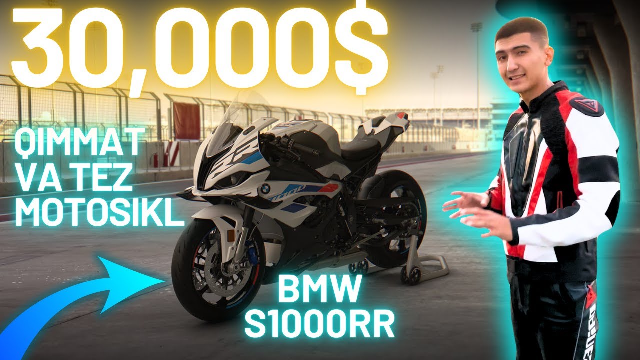 Qimmat va Tez Motosikl !!! BMW S1000RR - Eng oxirgi avloddagi Sportbayk