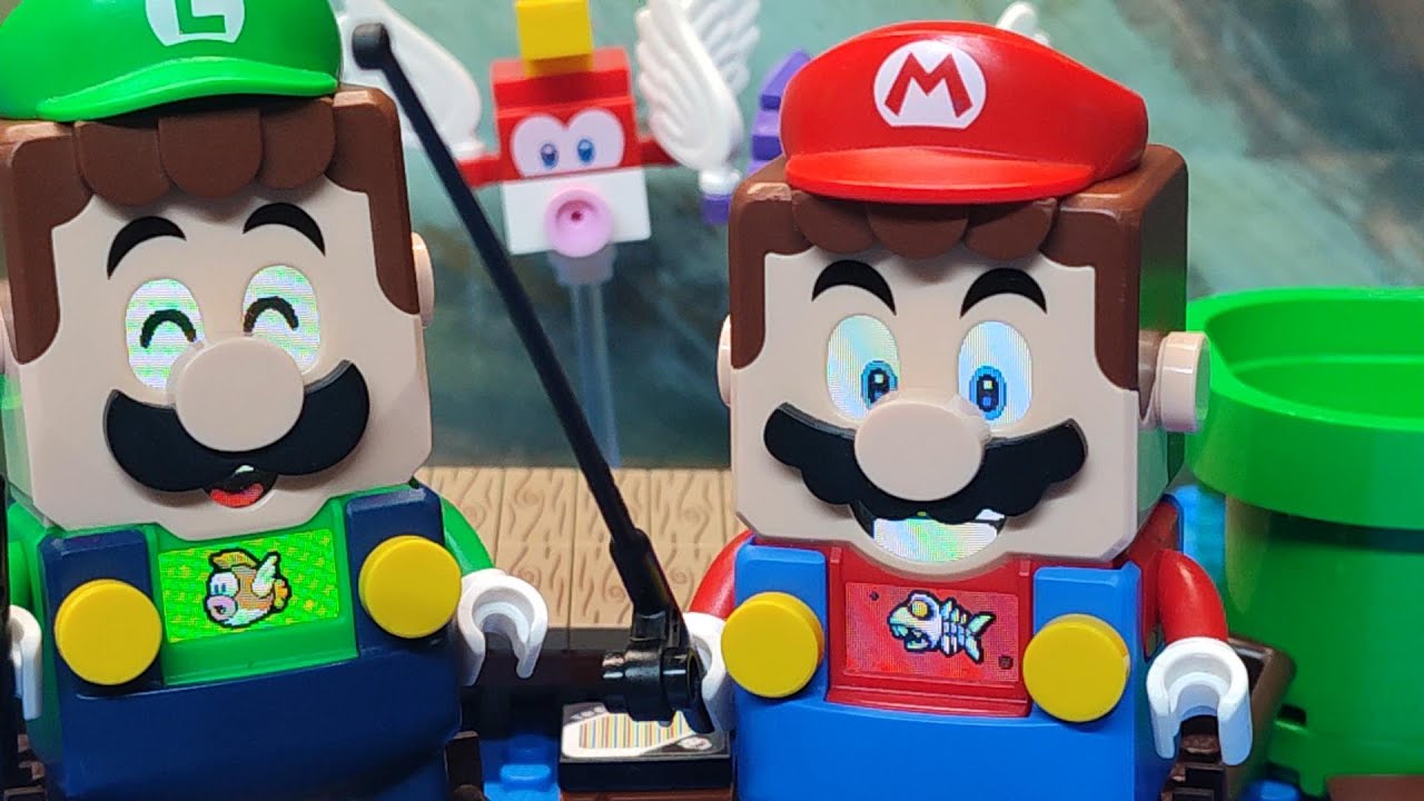 LEGO Super Mario vs LEGO Luigi 2024 Action Brick Battle YouTube