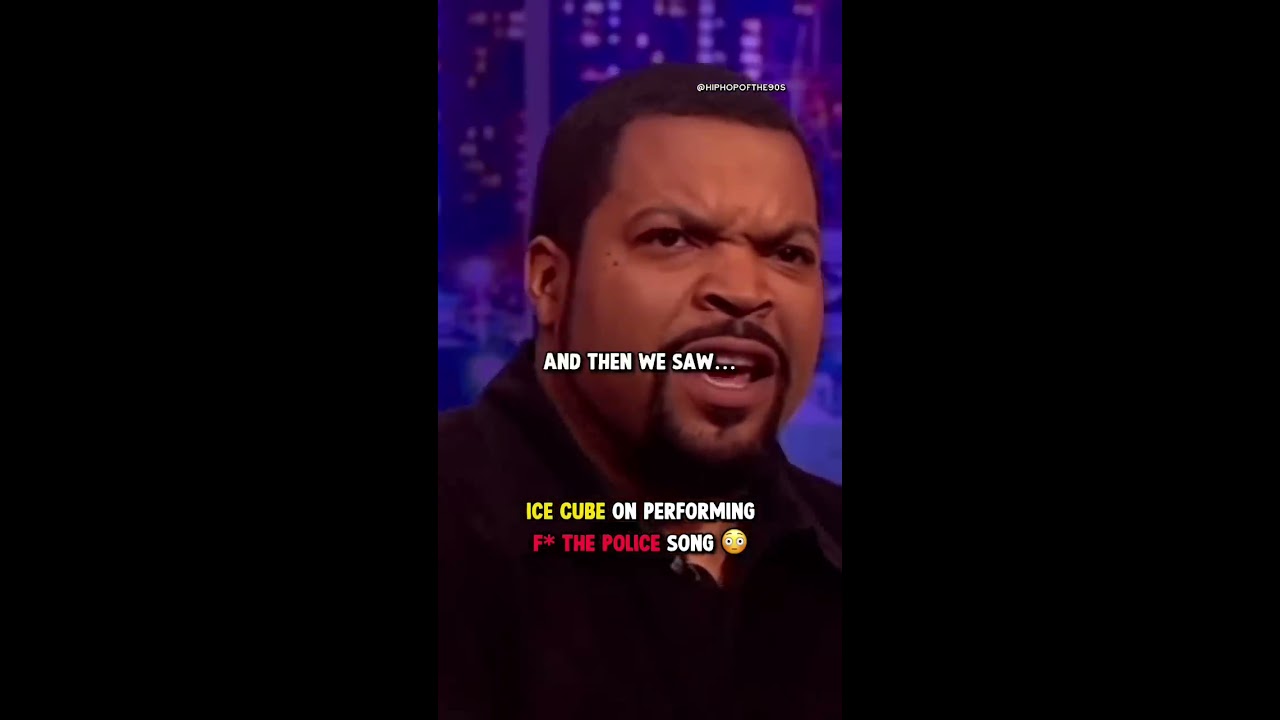 Ice Cube on performing “F* The Police” song with N.W.A. 😳