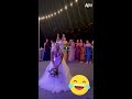 When you&#39;ve been training all off-season for the bouquet toss #funny #fail