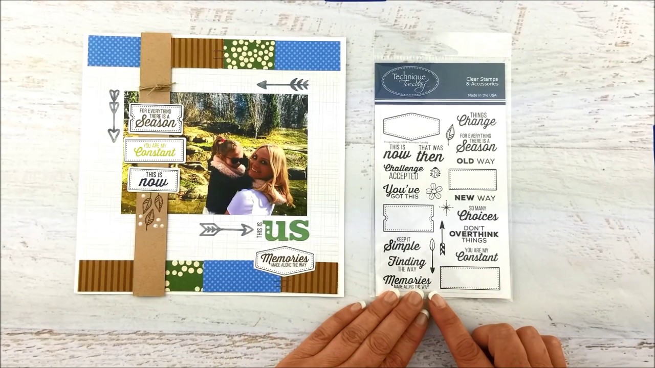 Remember When Scrapbooking Stamps