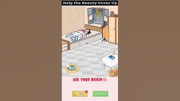 Help the Beauty Cover Up 😍😢 | Tricky Twist puzzle 🧩 Gameplay #shorts