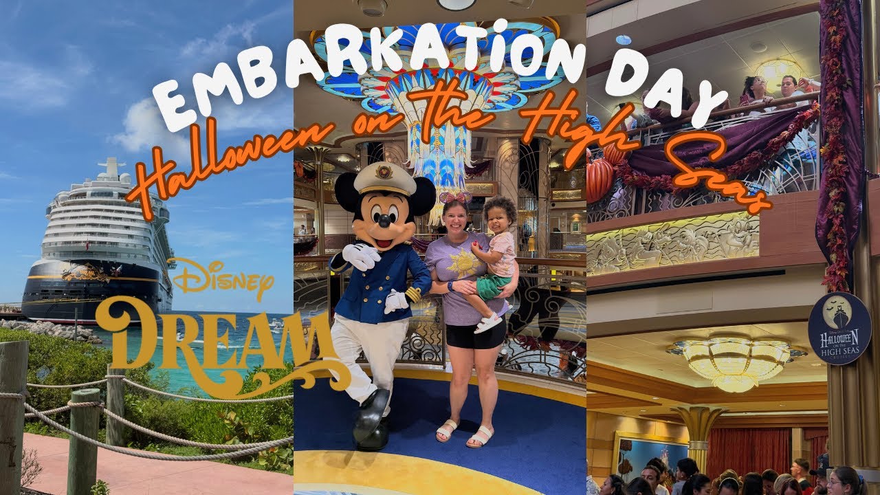 Disney Dream Embarkation Day | Halloween on the High Seas