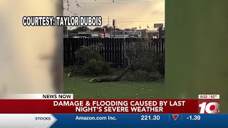 Storms caused flooding and damage across Amarillo Monday evening.
