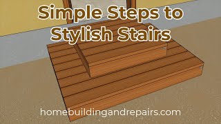Famous Easy 2-Step Wood Deck or Porch Pyramid Stairs - Build on Dirt or Concrete! (Part 3) Wealth