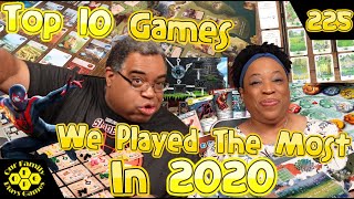 OFPG  TOP 10 Games We Played The Most in 2020 (Everdell, Marvel Champions, Village Green & MORE!)